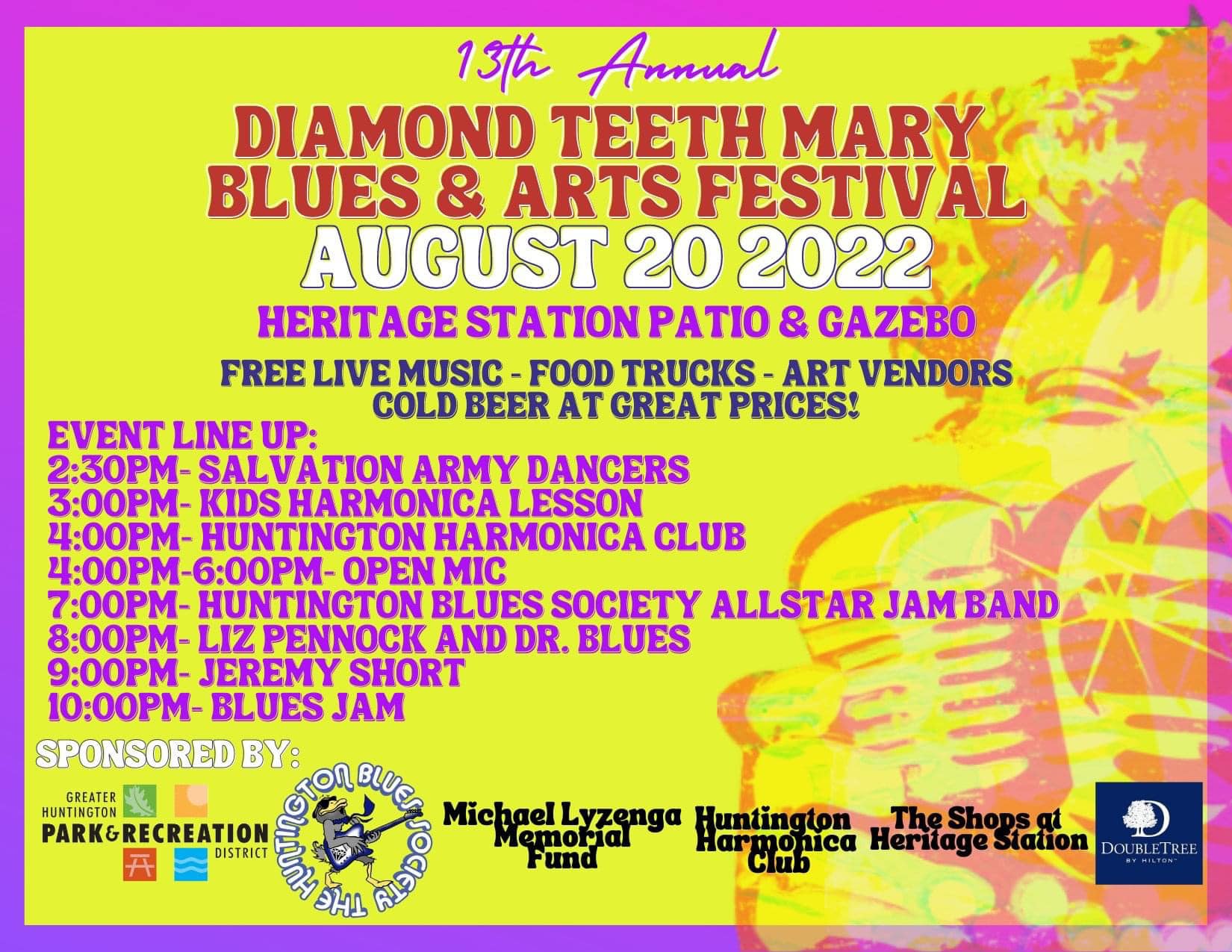 Annual Diamond Teeth Mary Festival Returns To Heritage Station Aug 20