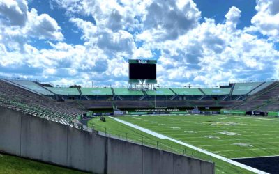 Upper Endzone Seating Limited at Joan C. Edwards Stadium For 2022