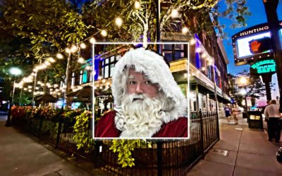 Santa Claus Comes To Hall Of Fame Café For Christmas 2023