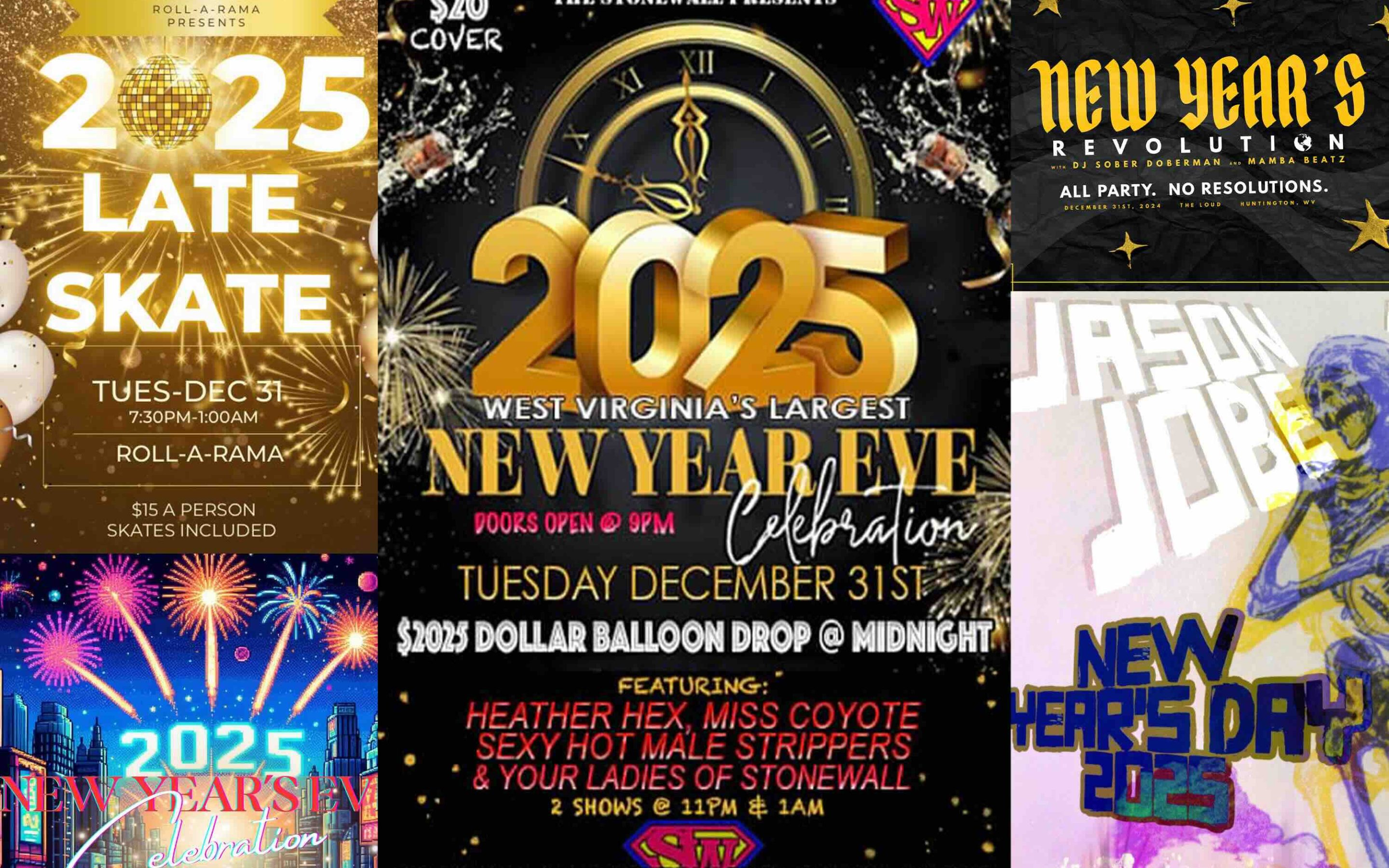 A Toast To 2025: New Year’s Eve In Huntington, WV